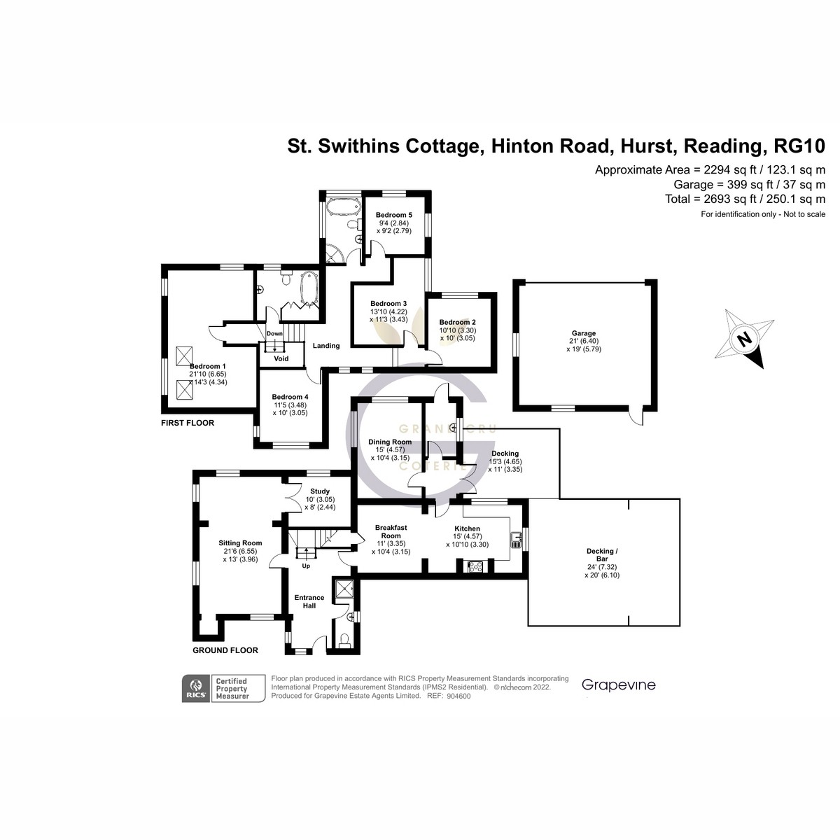 Floorplan for Hinton Road, Hurst, RG10