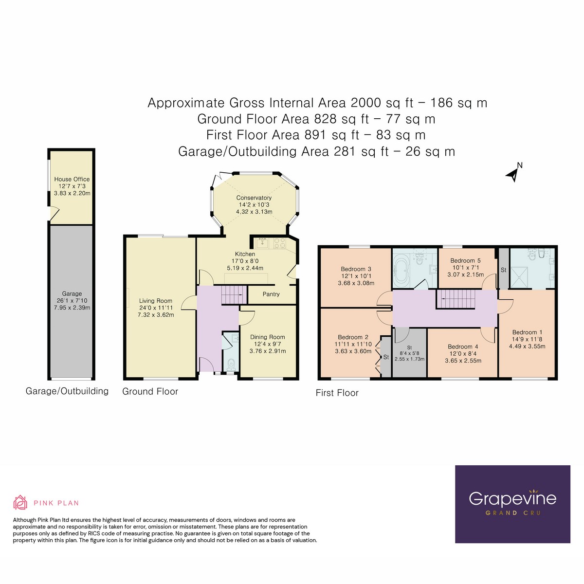 Floorplan for Castle End Road, Ruscombe, RG10