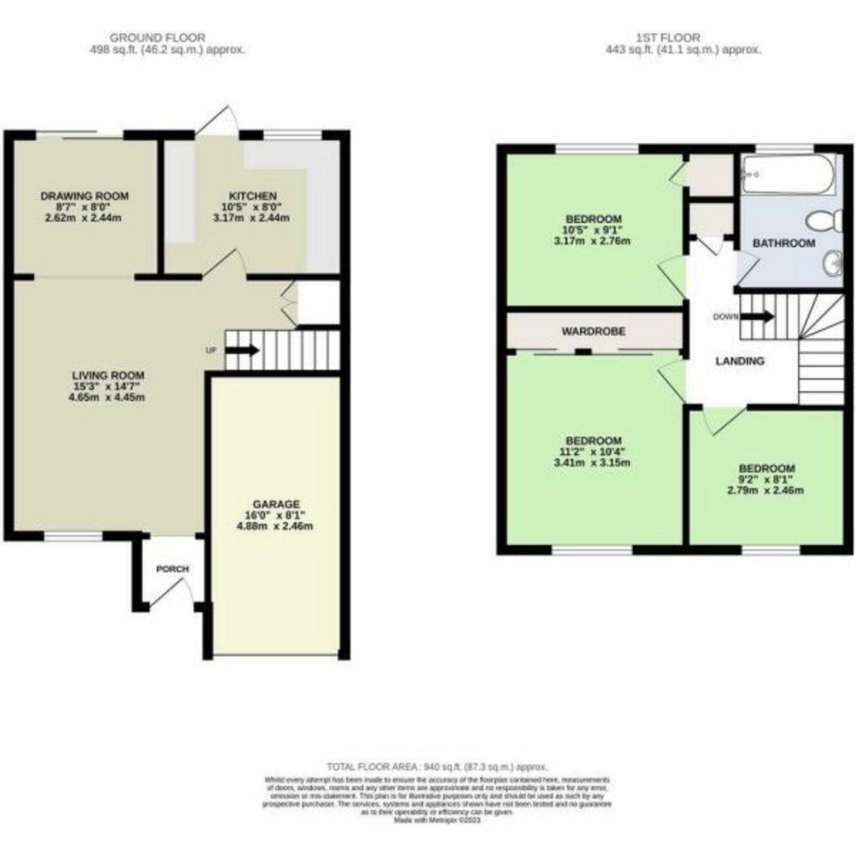 Floorplan for Willow Tree Glade, Calcot, RG31