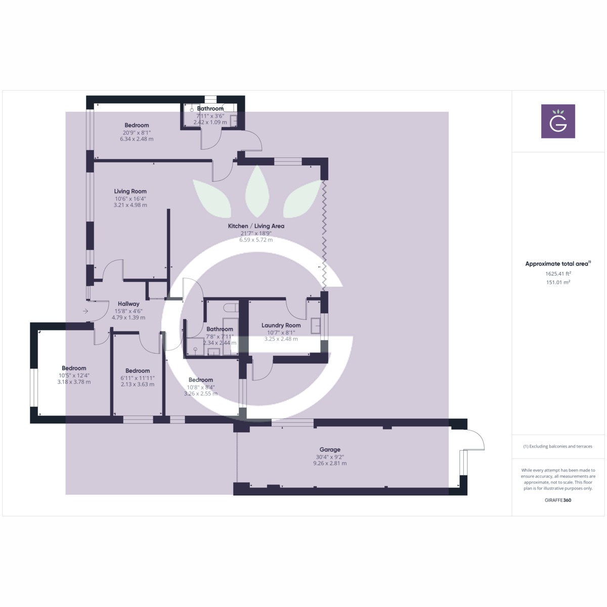 Floorplan for Northbury Avenue, Ruscombe, RG10