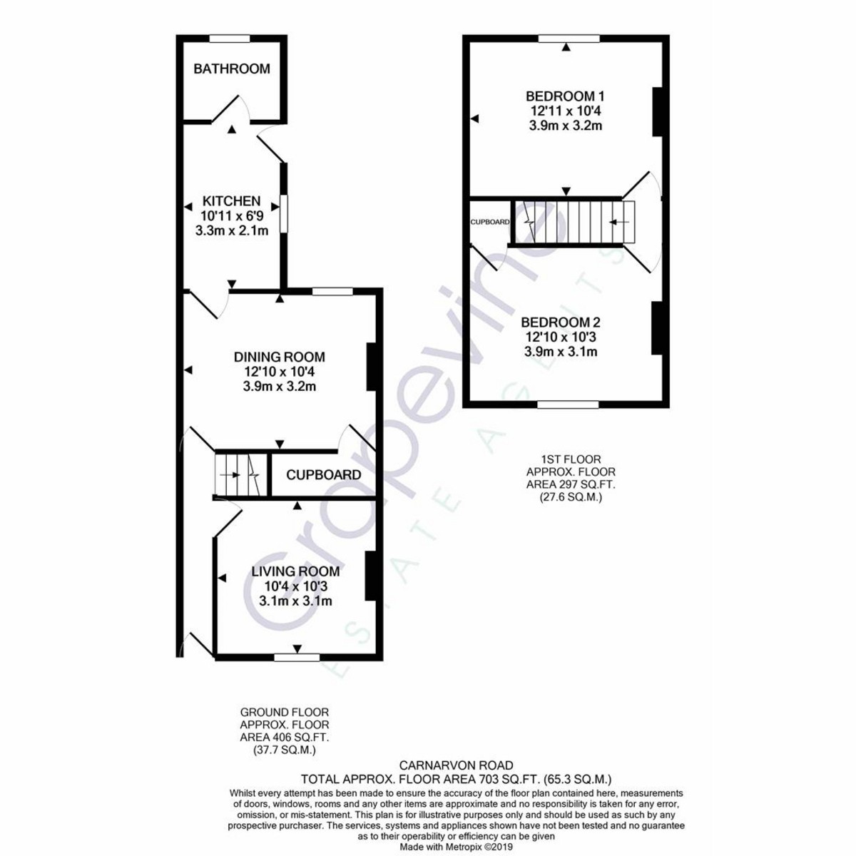 Floorplan for Carnarvon Road, , RG1