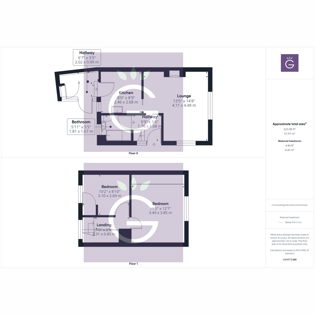 Floorplan for Ashburton Road, Reading, RG2