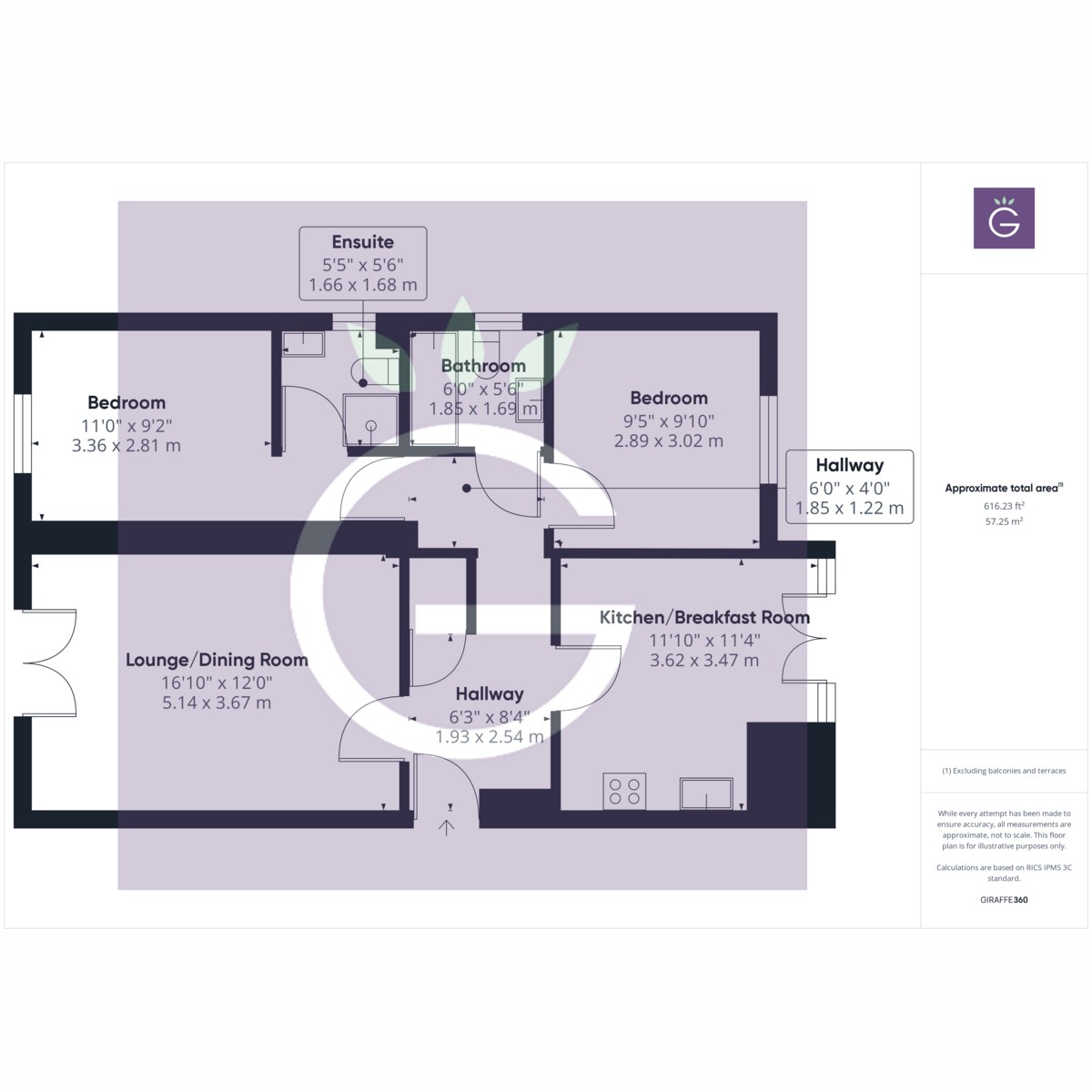 Floorplan for Palmerstone Road, Earley, RG6