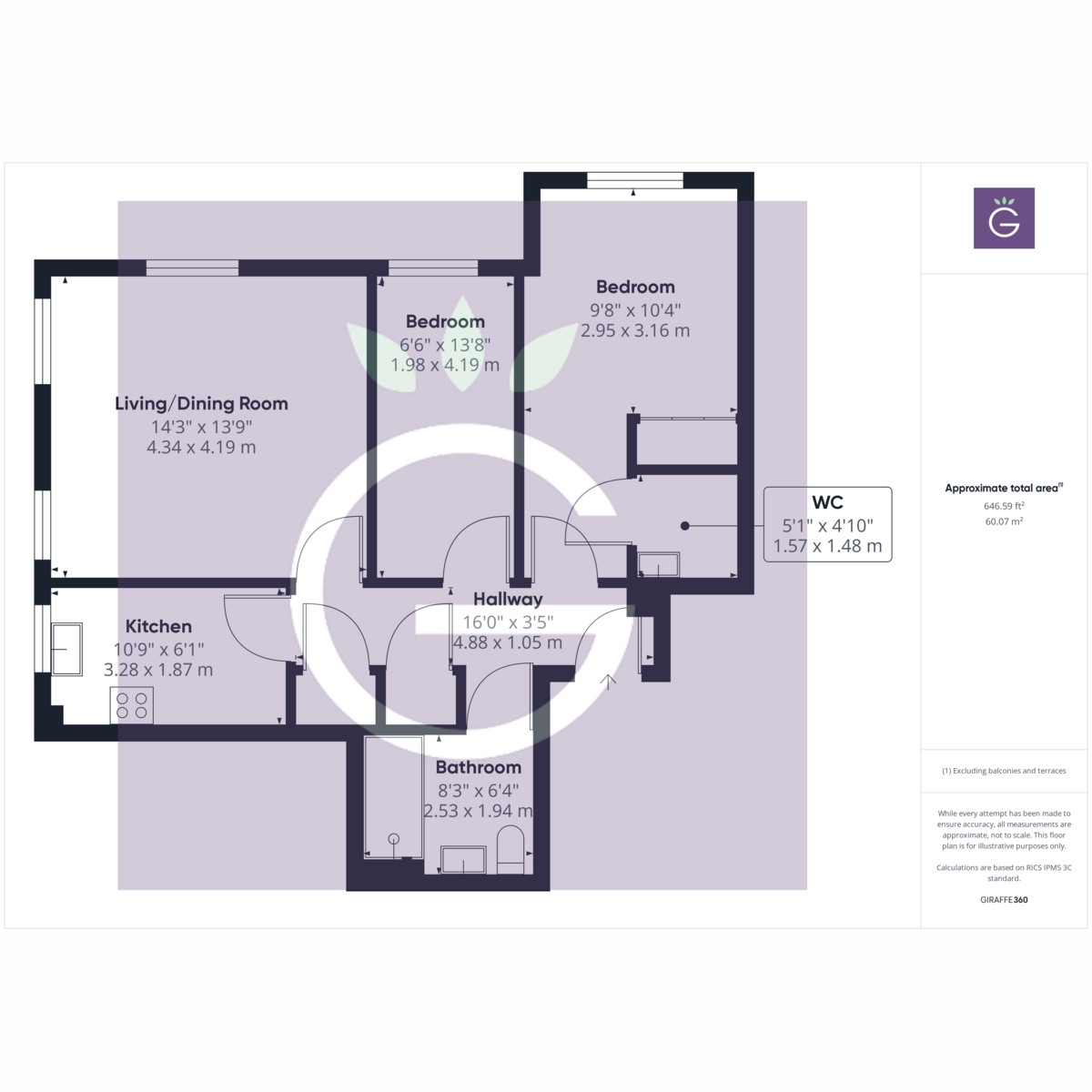 Floorplan for Silk Lane, Berkshire, RG10