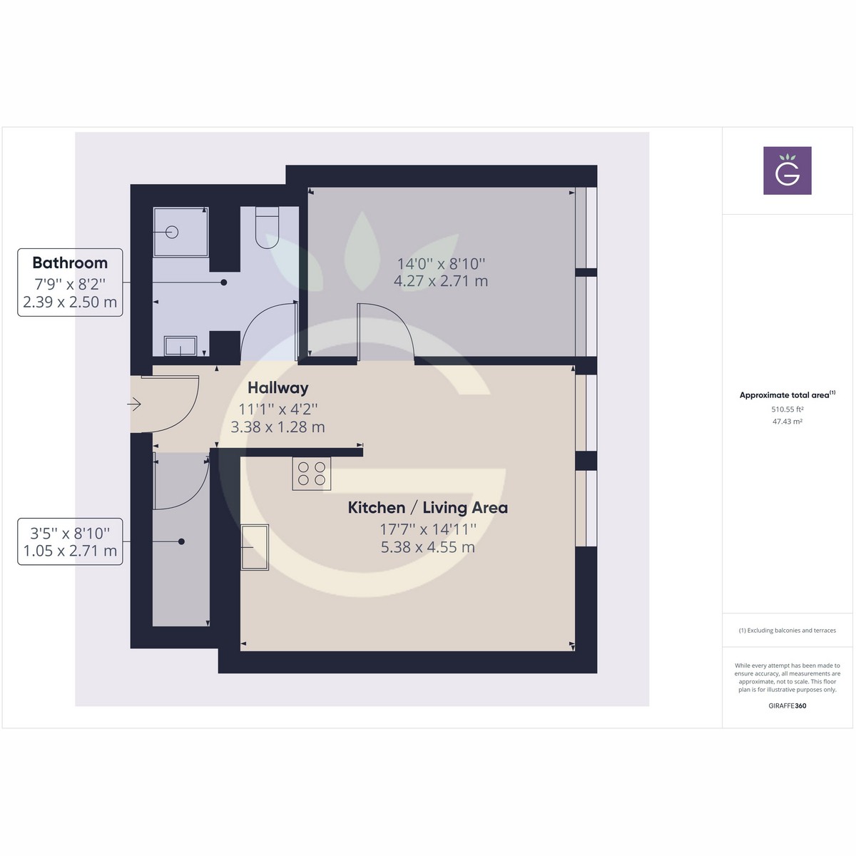 Floorplan for Ruscombe Park, Twyford, RG10