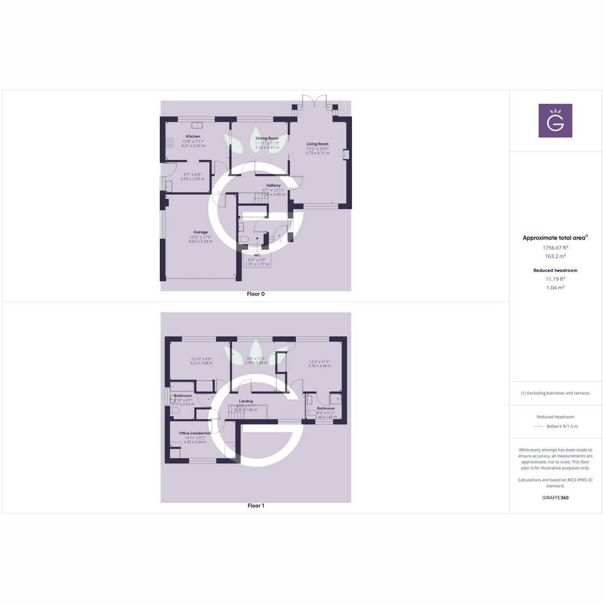 Floorplan for Braybrooke Drive, Hurst, RG10