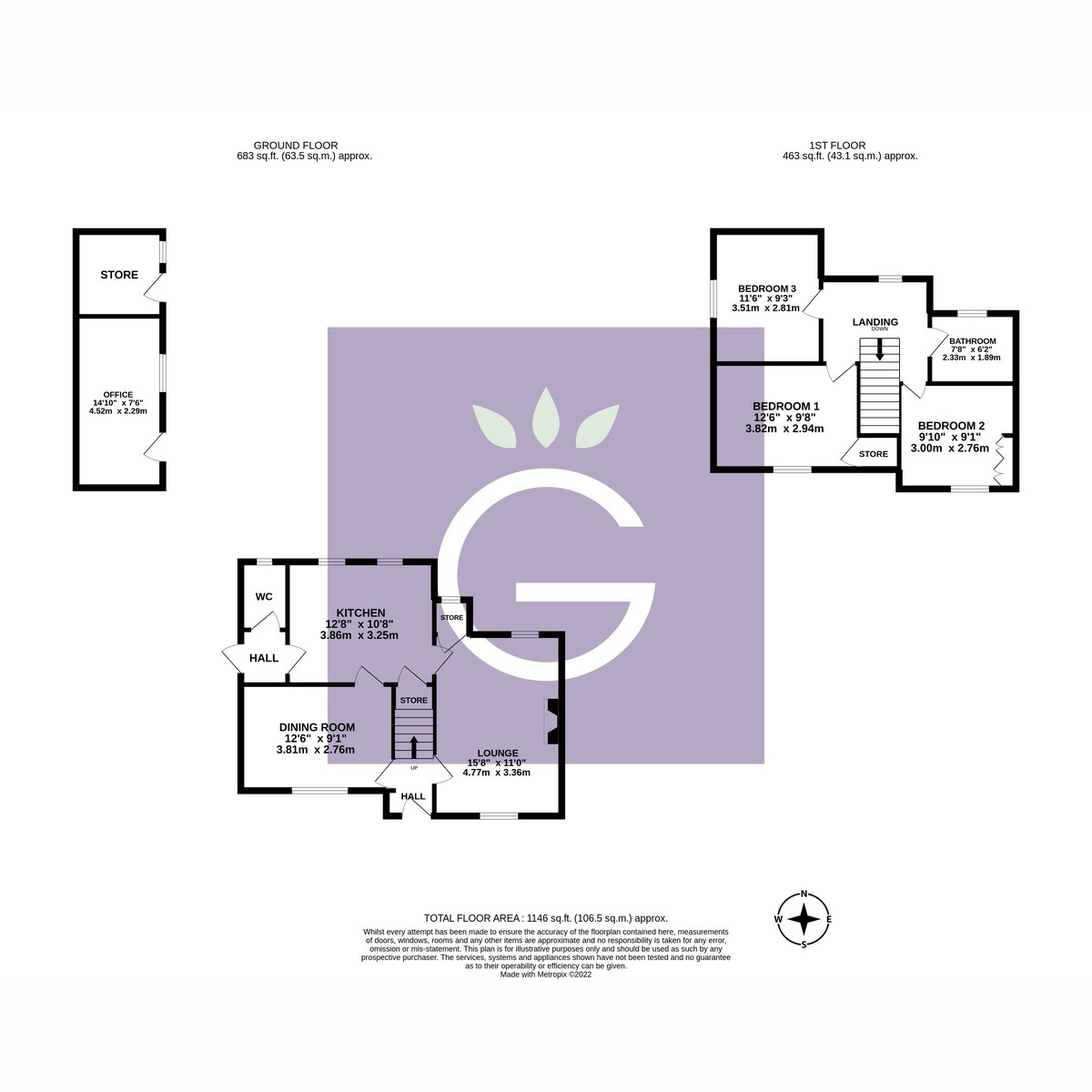 Floorplan for Remenham Hill Remenham, Remenham, RG9