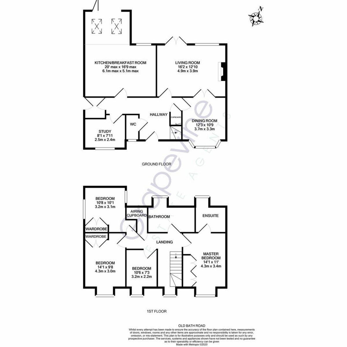 Floorplan for Old Bath Road, Charvil, RG10