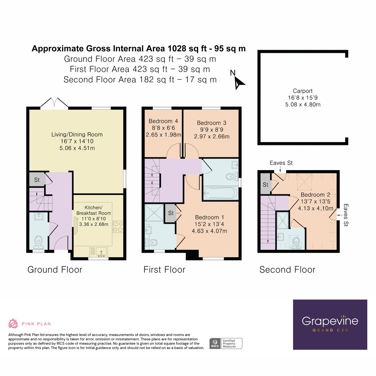 Floorplan for Russett Gardens, Ruscombe, RG10