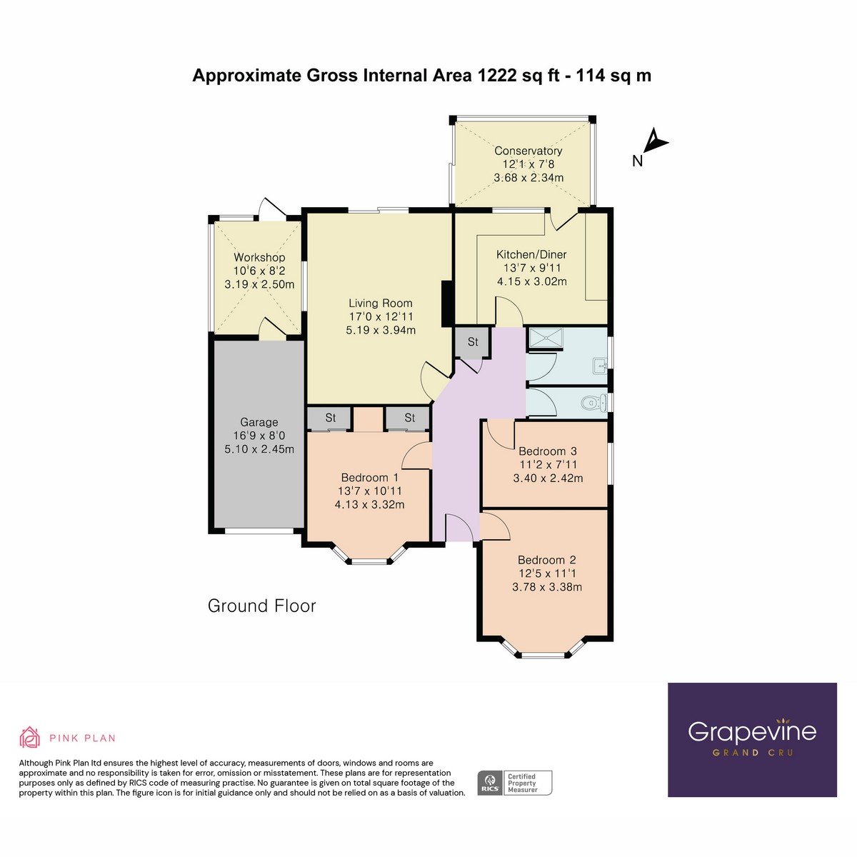 Floorplan for Sycamore Drive, Twyford, RG10