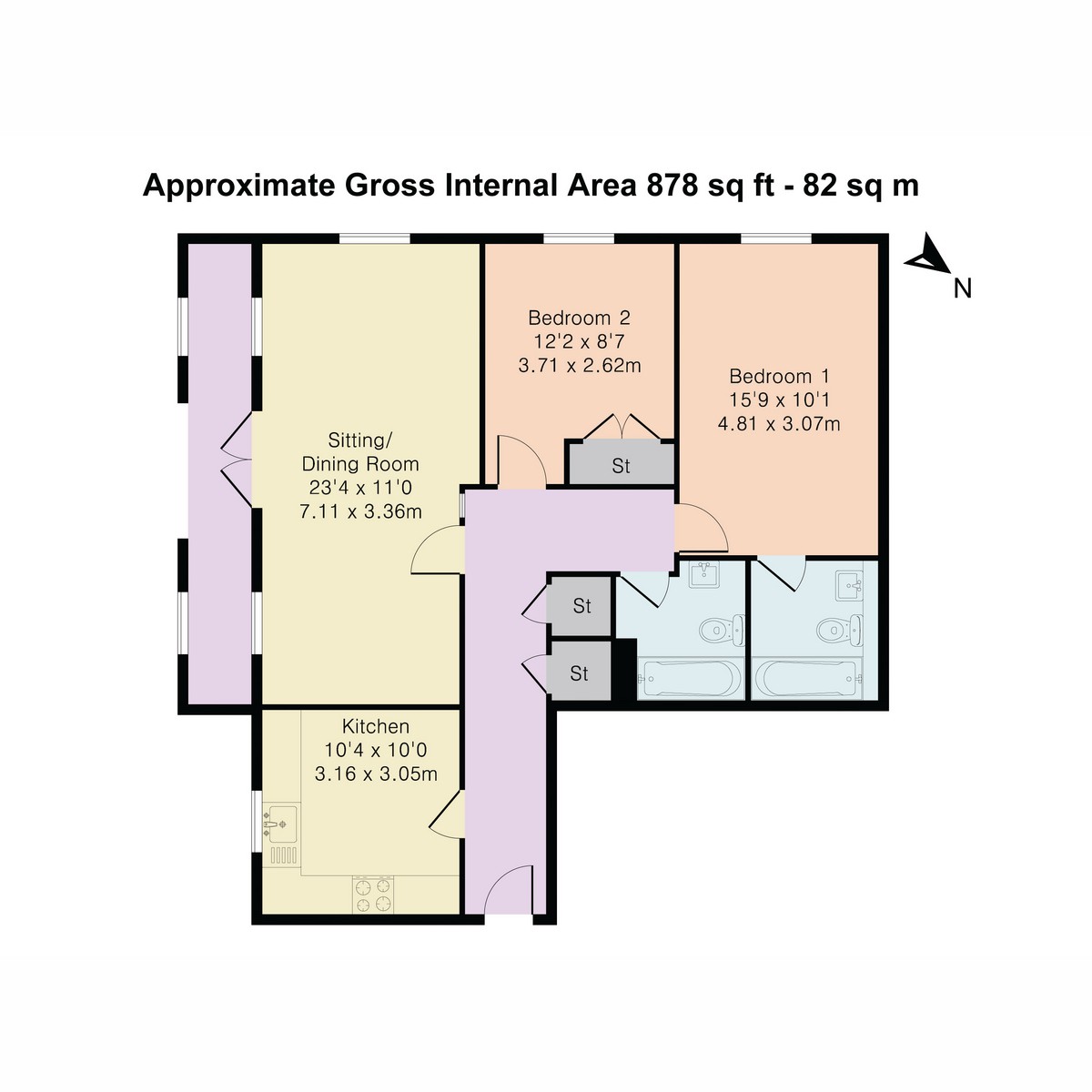 Floorplan for Silk Lane, Twyford, RG10