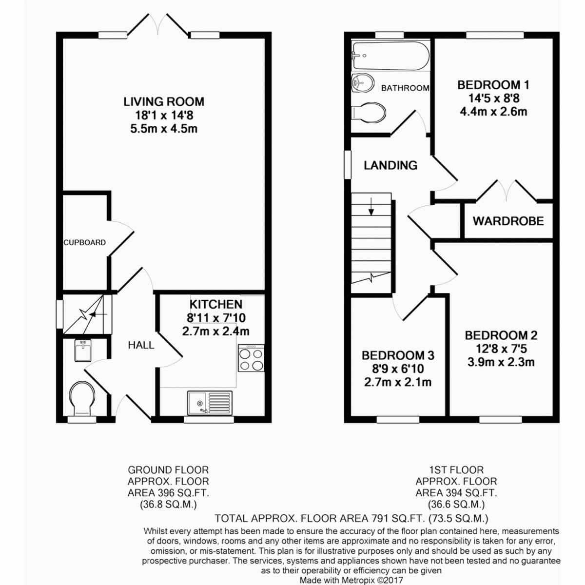 Floorplan for Poundfield Way, Twyford, RG10