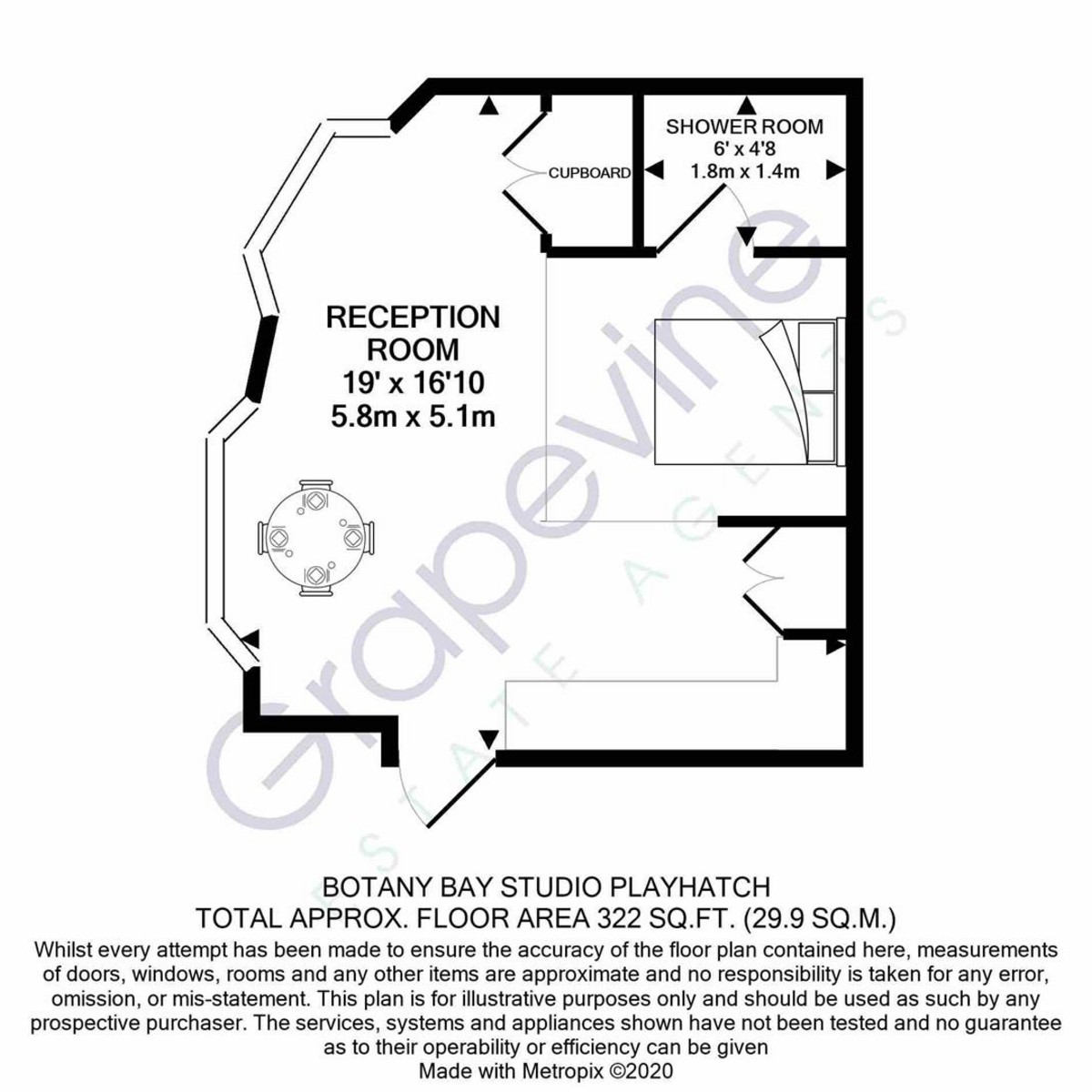 Floorplan for Henley Road, Playhatch, RG4