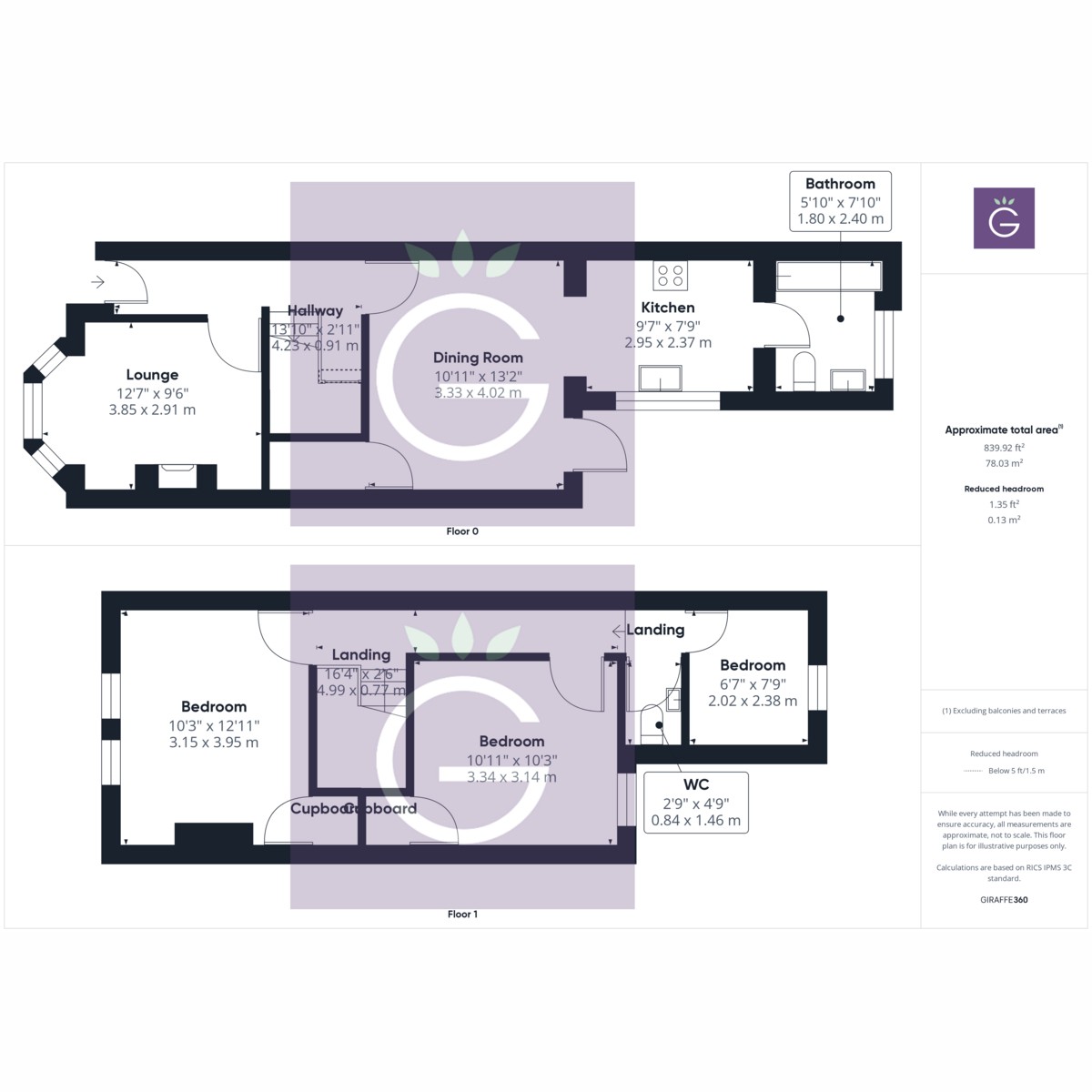 Floorplan for Cholmeley Road, Reading , RG1