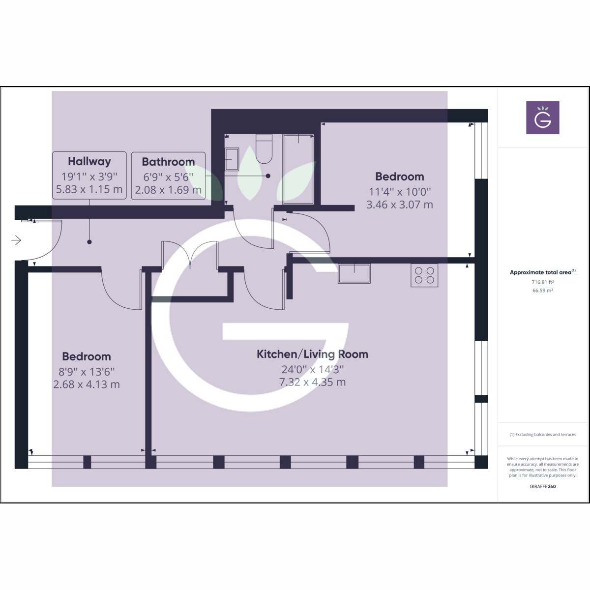 Floorplan for Stanlake House, Ruscombe, RG10